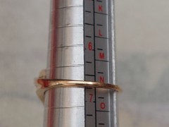 VTG 10K SOLID YELLOW GOLD 0.42 CTW DIAMOND RING SZ 6.75 VIDEO