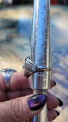 VINTAGE old pawn NATIVE AM STERLING SILVER 925 TURQUOISE CORAL RING 12.5