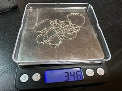 3.46g Vintage Sterling Silver 925 Bead Station Chain Necklace 30 in M