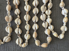 Lot of 10 Vintage Cowrie Puka Necklaces Shell Seashell Boho Beach Wedding Party