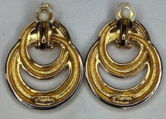Vintage Branded Retro Earrings 1970s – 1980s Lot of 6