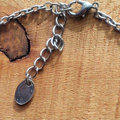 Charm Necklace Vintage K.I.S. Keep It Sensational Silvertone Animals Glass Beads