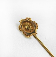 Lovely Vintage Victorian Edwardian Art Nouveau Art Deco Grecian Cameo Stick Pin