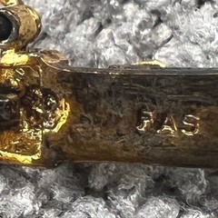 Vintage Tennis Bracelet Sterling Silver Gold Vermeil CZ FAS Safety Box 7″ 12g
