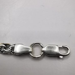 Authentic Vintage 925 Sterling Silver Handmade Chain Necklace – 10.60g