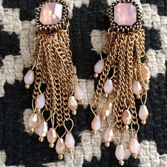Vintage Dangle Clip-On Earrings