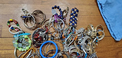 Costume Bracelets Jewelry Mixed Materials DIY Repurpose, Harvest 5 Lb