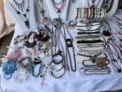 Lot 10- 15 Pieces or ½ Pound Vintage To Modern Fashion Jewelry All Wearable