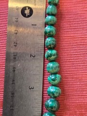 Necklace 24-inch length Malachite 4.0 mm -14.0 mm GRADUATED Bead Strand