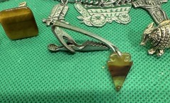 Grandpa’s Men’s Estate Lot Western Buckle Saddle Schwinn Arrowhead Tie Tack Etc