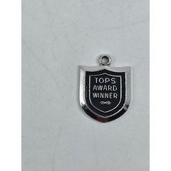 Vintage TOPS Club Inc Award Charms Pennsylvania 1974 Mirror & Shield Pendant Set