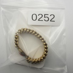 Vintage Carmen Sweetheart Bracelet Red Heart Expansion WWII Era BROKEN LINK