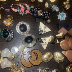Vintage Goldtone Jewlery Drop Dangle Some Signed Monet & More 118 Pair & 22 …