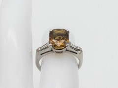 Vintage 1940s $12,000 3.50ct Natural Alexandrite Diamond Platinum Ring