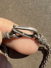 Vintage Estate Sterling Silver 925 Mens Chain 18 inch USED