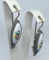 Antique porcelain service. USSR . Hand painted. Enamel. Russian. Finift.10.20 g.