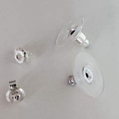 Vintage Sterling Silver Smoky Quartz Dangle Earrings | Oval Faceted Stones