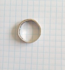 Vintage Beautiful Ring Sterling Silver 925 Golg 375 test Women Jewelry size 7.25