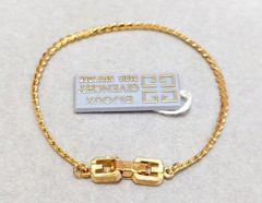 Gold Color Bracelet 18cm with Waterproof Coating