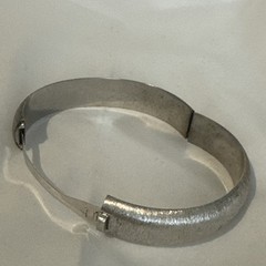 Vintage Marathon Sterling Silver Bangle Bracelet Signed