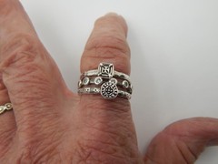 Lot of (3) Silpada Sterling Silver Stackable Rings