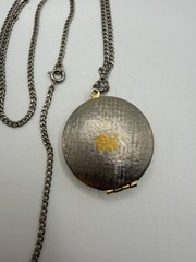 Vintage Gold Tone Round Avon “Here’s My Heart” Perfume Holder Locket Pendant