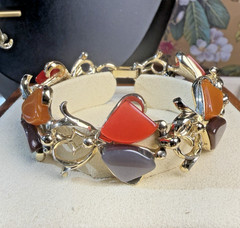 Vintage 1950’s 1960’s Thermoset Necklace Earrings Bracelet Lot Set Parure