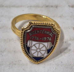 Vintage USA Bicentennial Ring Gumball Vending 1776-1976 200 Years America