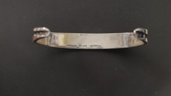 GORGEOUS VINTAGE MODERNIST HEAVY 26g STERLING BRACELET RONALD H PEARSON