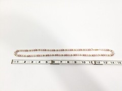 Napier Faux Pearl Golden Metal Beaded Beads Single Strand Hook Clasp Jewelry