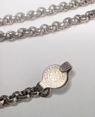 West Germany 1950s–1970s filigree pendant necklace with cabochons