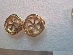 vintage pierced earrings lot