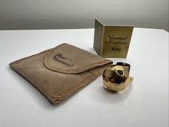 VTG VENDOME Faceted Dome Cocktail Ring Adjustable 5.5-7 NWT Dead Stock ETERNUM