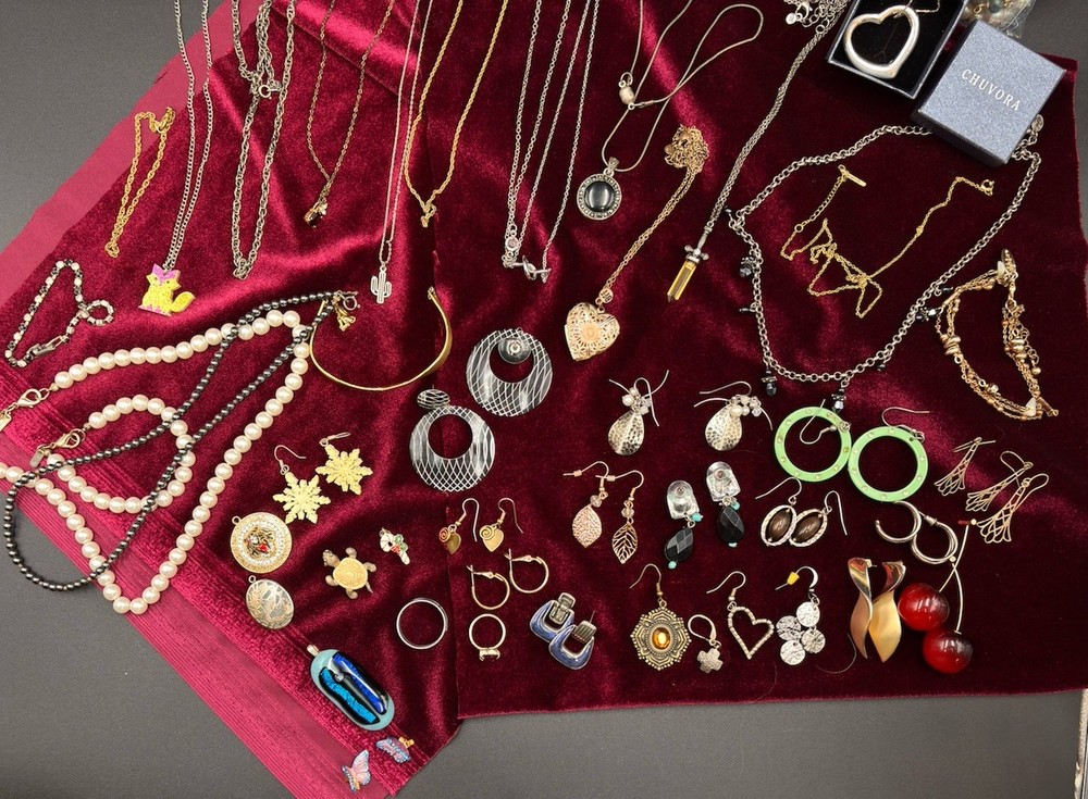 Estate Sales Jewelry Lot – Boho Vintage – Mid-Century – Eclectic