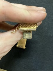 Vintage De Cesare 18K Gold Plated Mesh Bracelet Mens Woman’s Jewelry