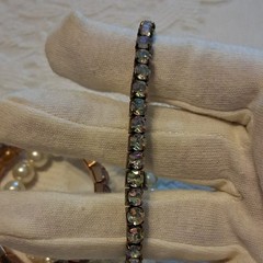 Women’s Fashion Jewelry Mixed Lot 8pc Bracelets & Bangles Rhinestone Pearl