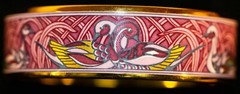 Rare Hermes Vintage Purple Duck Bangle Bracelet
