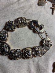 Vintage Lot Gold tone Charm Bracelets