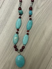 Vintage Turquoise Necklace Jewelry Vintage Silver Clasp