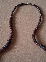 Vintage African Safari Style Statement Piece With Hand Carved Animals And Beads