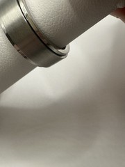 Silver Tone Spinner Band Ring W/“Bright” Engraved On The Inside Size 6