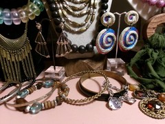 Jewelry Lot 35+ Pieces Vintage To Now Boho Chic~Glam~Eclectic~Ethnic Themes
