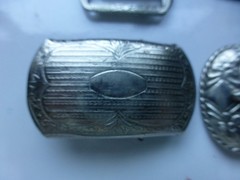 Lot of 7 Vintage Metal Fashion Belt Buckles