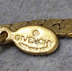 Givenchy G Logo Plate Bracelet 18cm Used Waterproof