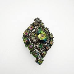 Vintage Watermelon Ravioli Brooch