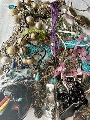 2 Pound Lb MYSTERY Box Lot of Costume Jewelry