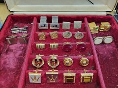 Retro Goldtone Love Knot Retro Vintage Cufflinks