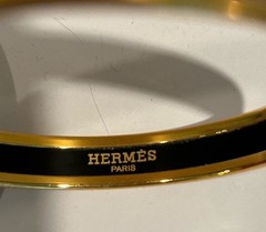 Vintage Hermes Enamel Bangle PM