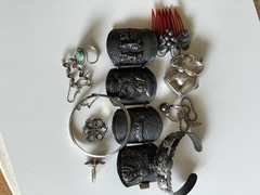Vintage Junk Drawer Lot With Sterling Silver And Gold Fill Jewelry