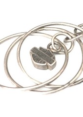 Harley-Davidson Bar And Shield• Pendant Or Charm • Spiral Wire Bracelet•